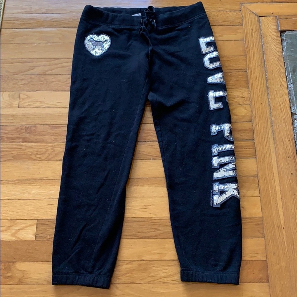 PINK Black Sweatpants